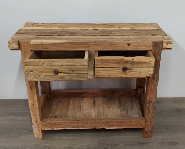 Petite console en bois