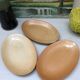 Set of three stoneware dishes village france