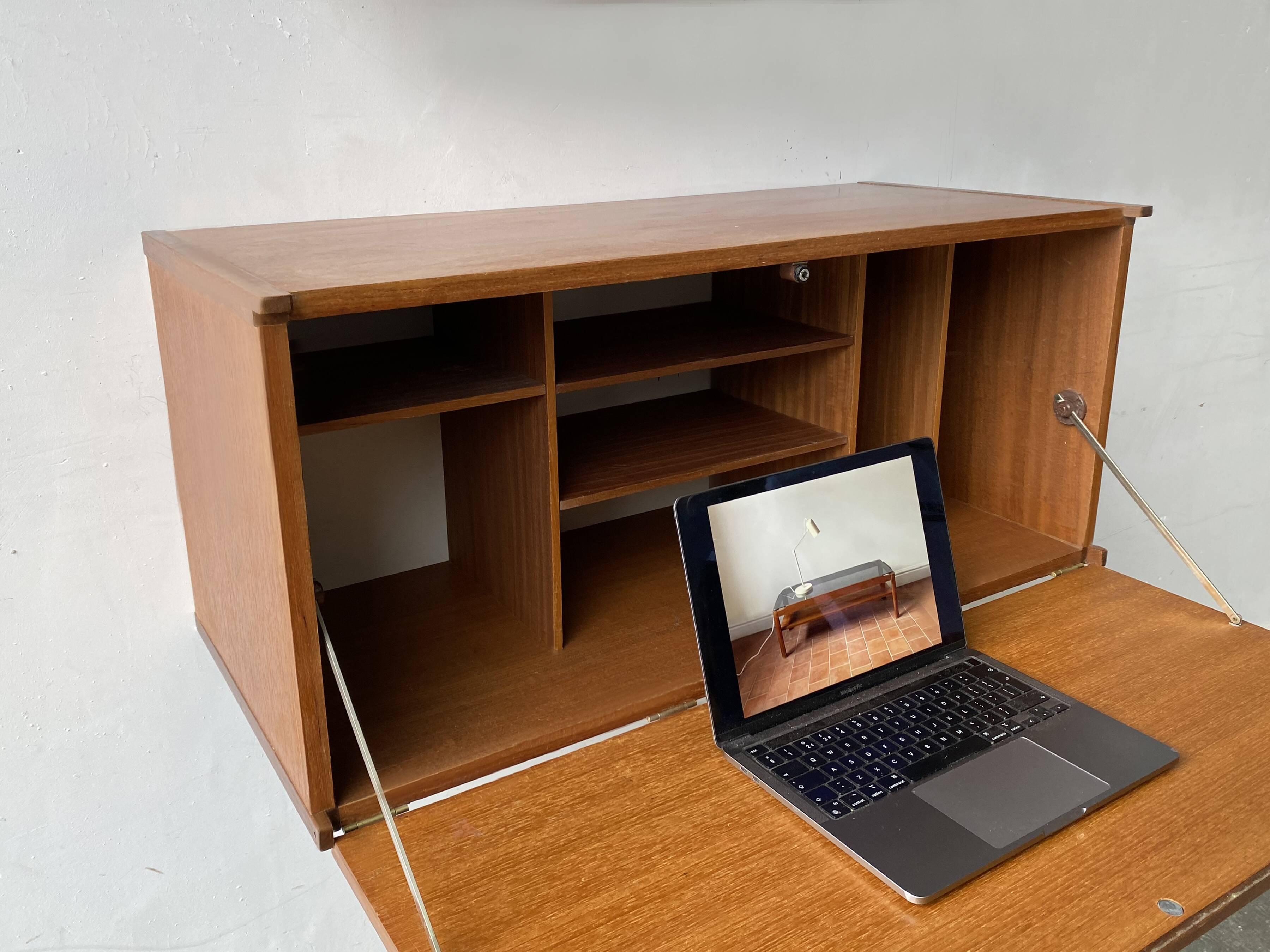 1960’s mid century Beaver & Tapley wall mounted desk unit