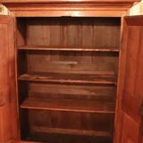 Grande Armoire "Maison de Famille" XIXe - Bois Blond Massif (Merisier