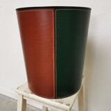 Vintage leather paper basket Denmark