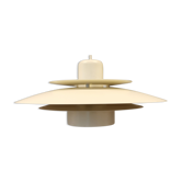 Lampe suspendue danoise des années 80, produite par E.S Horn.