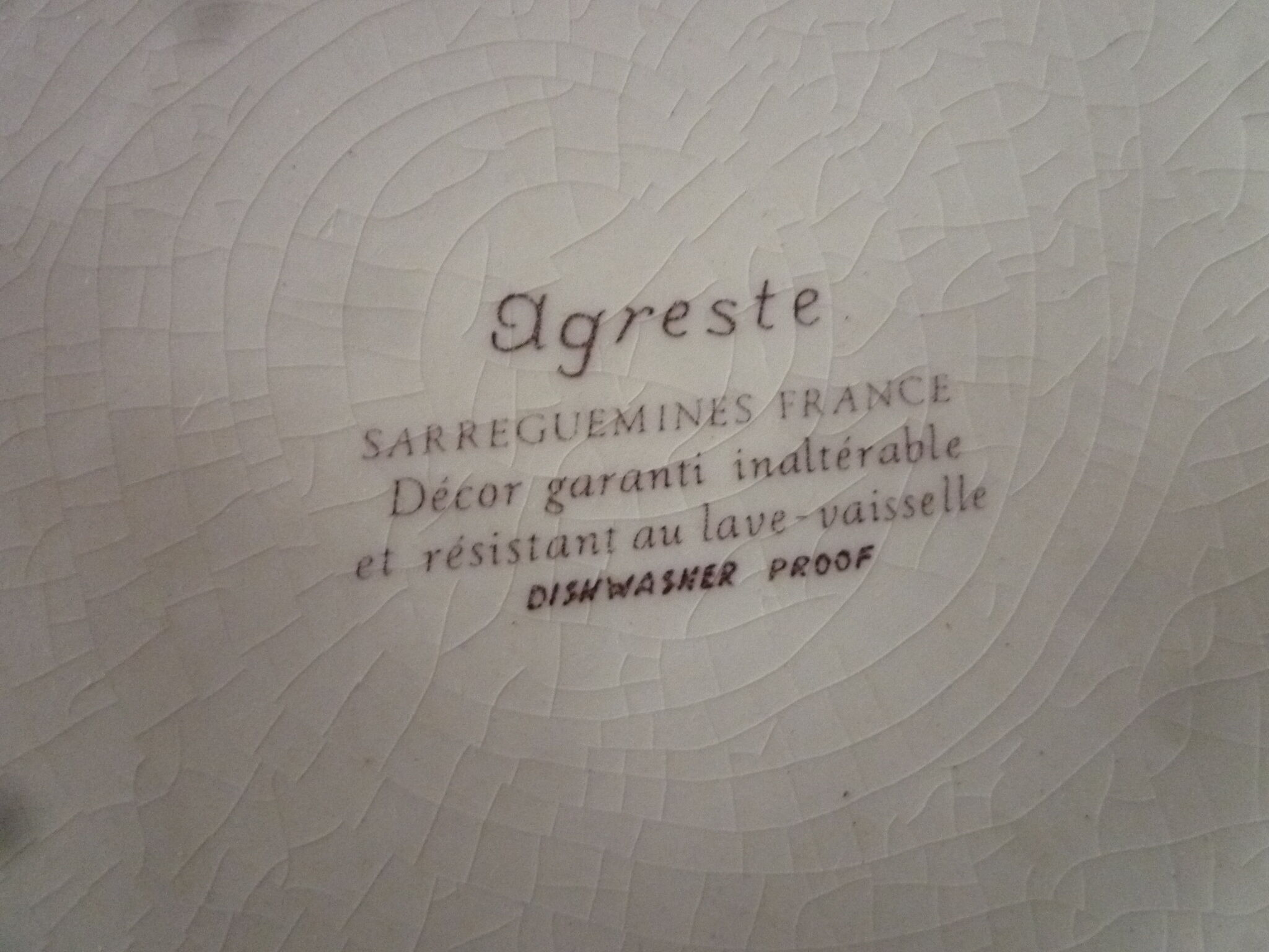 Salad bowl Agreste Sarreguemines