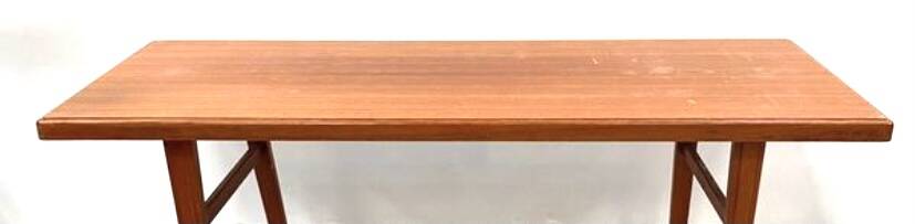 Vintage Scandinavian teak coffee table