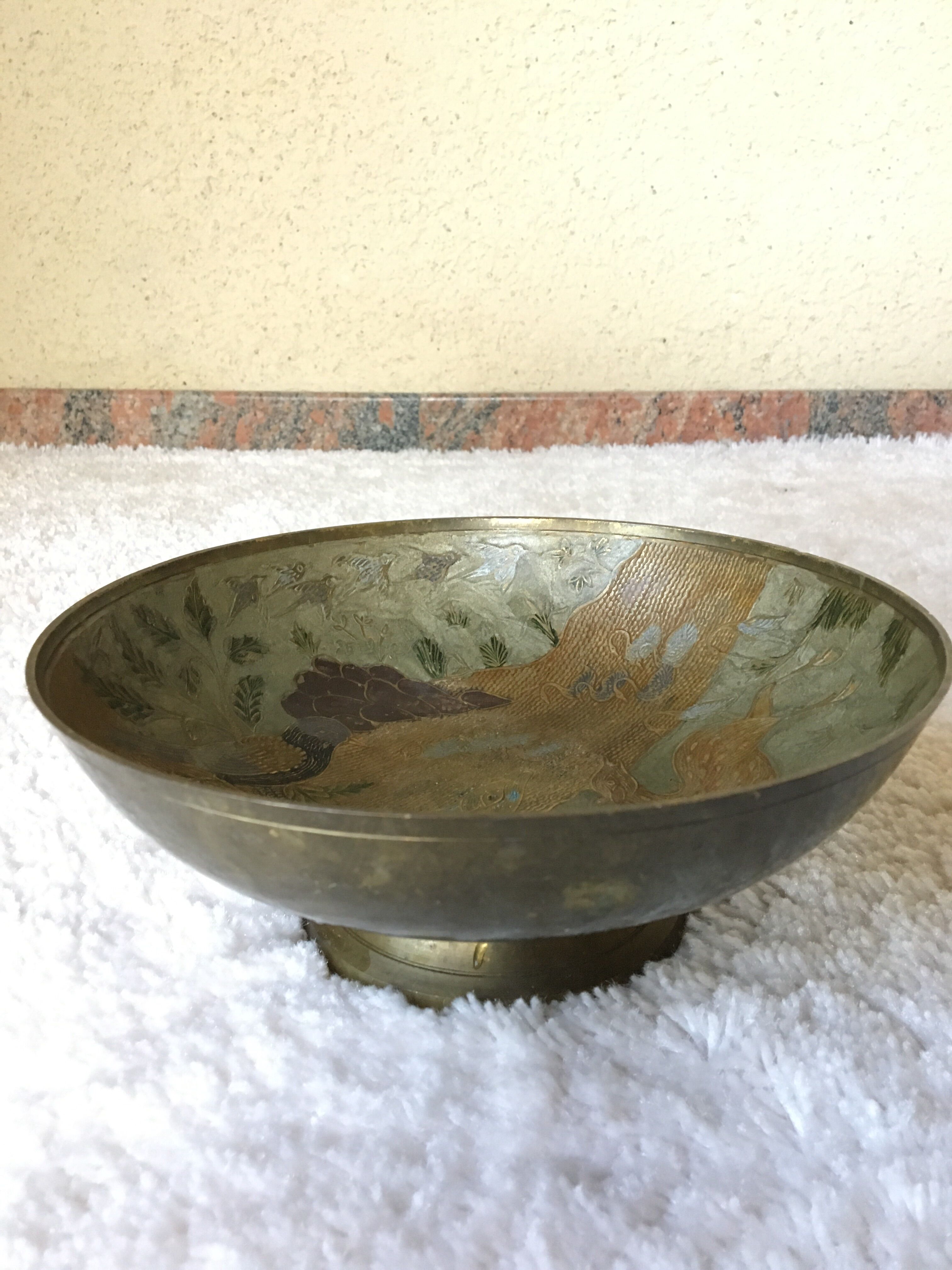 Empty Pocket brass with engravings