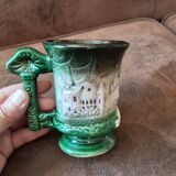 slip stoneware mug