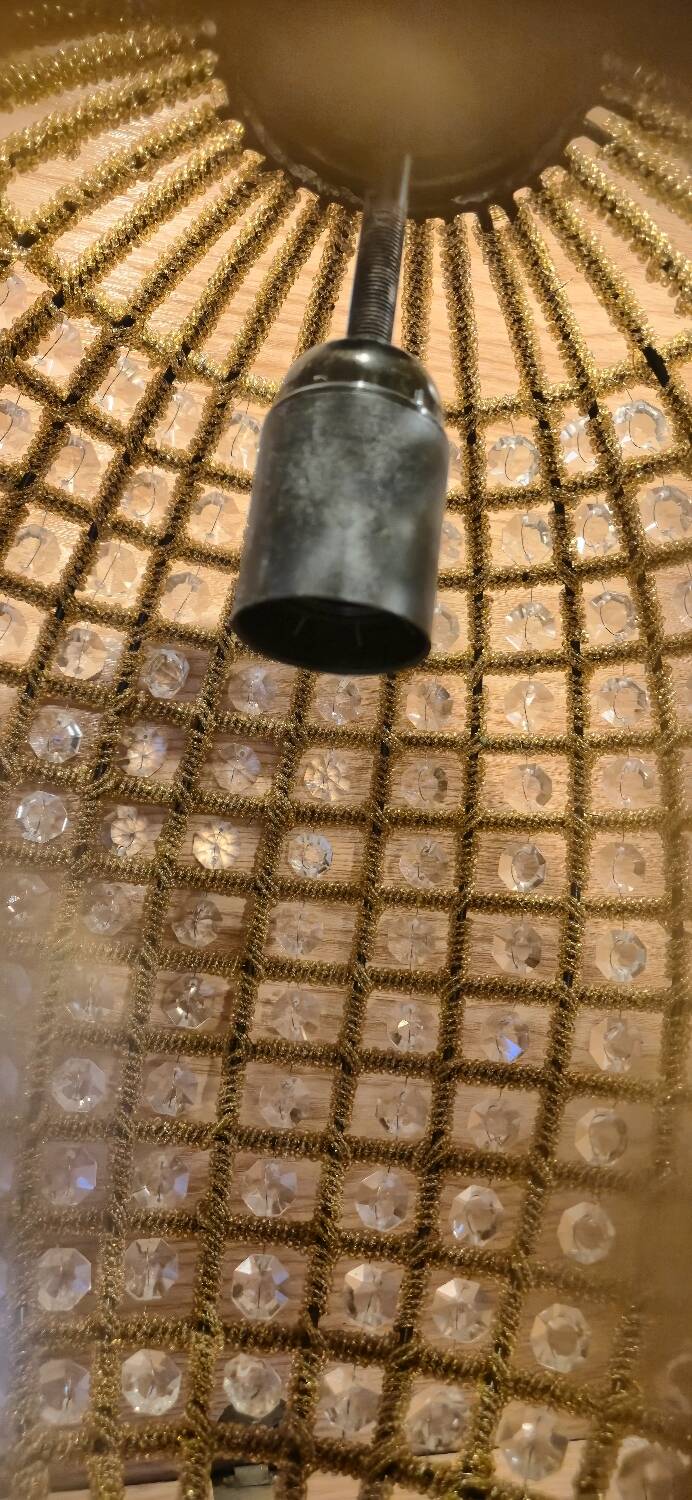 Magnificent and spectacular vintage Italian spherical chandelier.