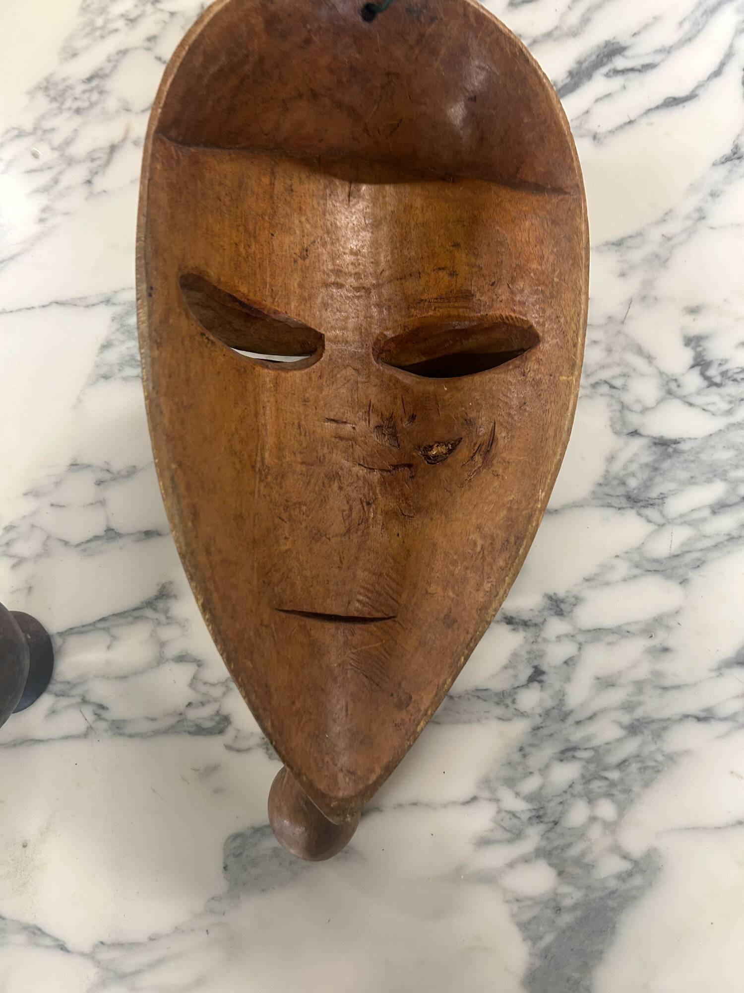 Light wood African mask