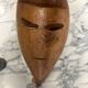 Light wood African mask