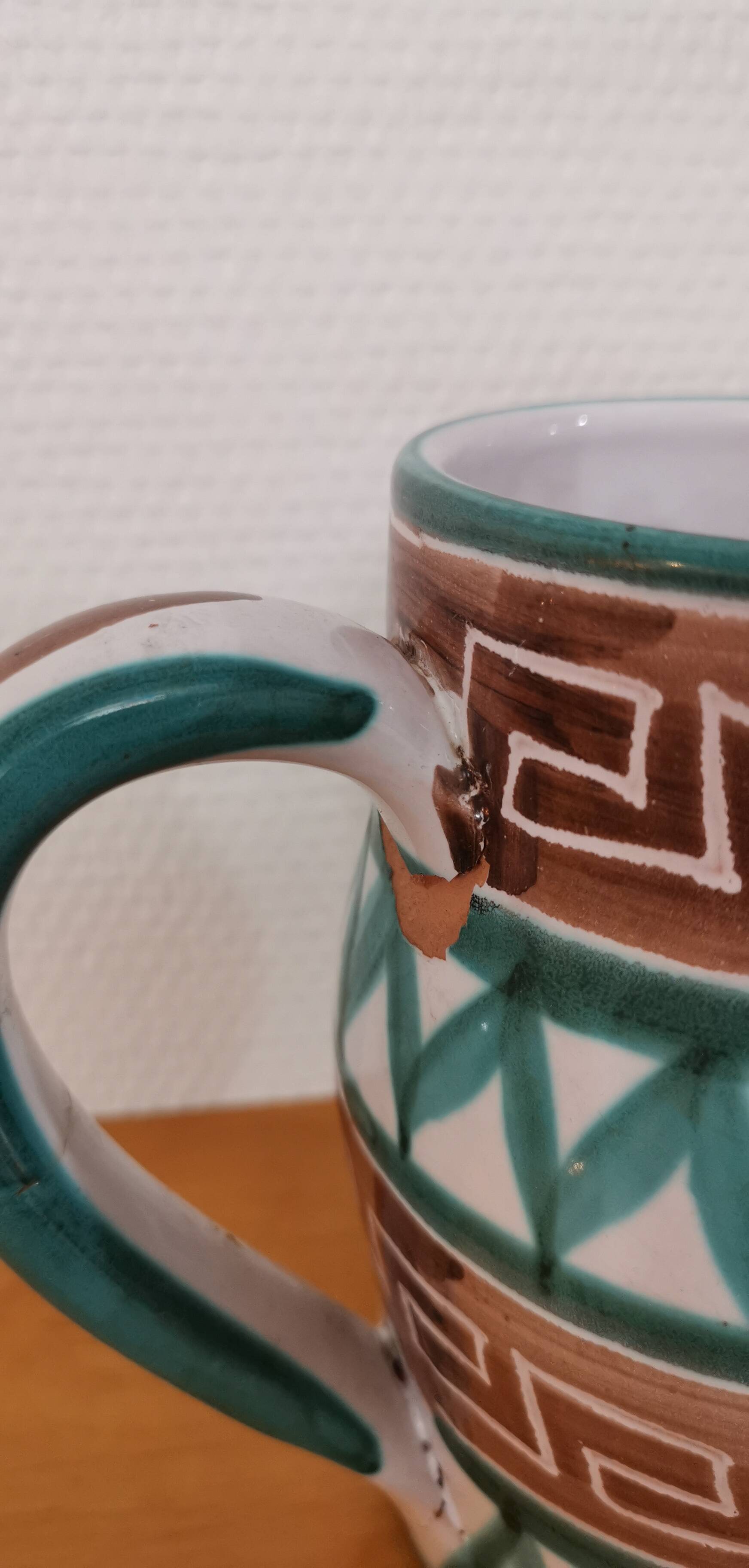 Pitcher signed RP Robert Picault Vallauris Vintage