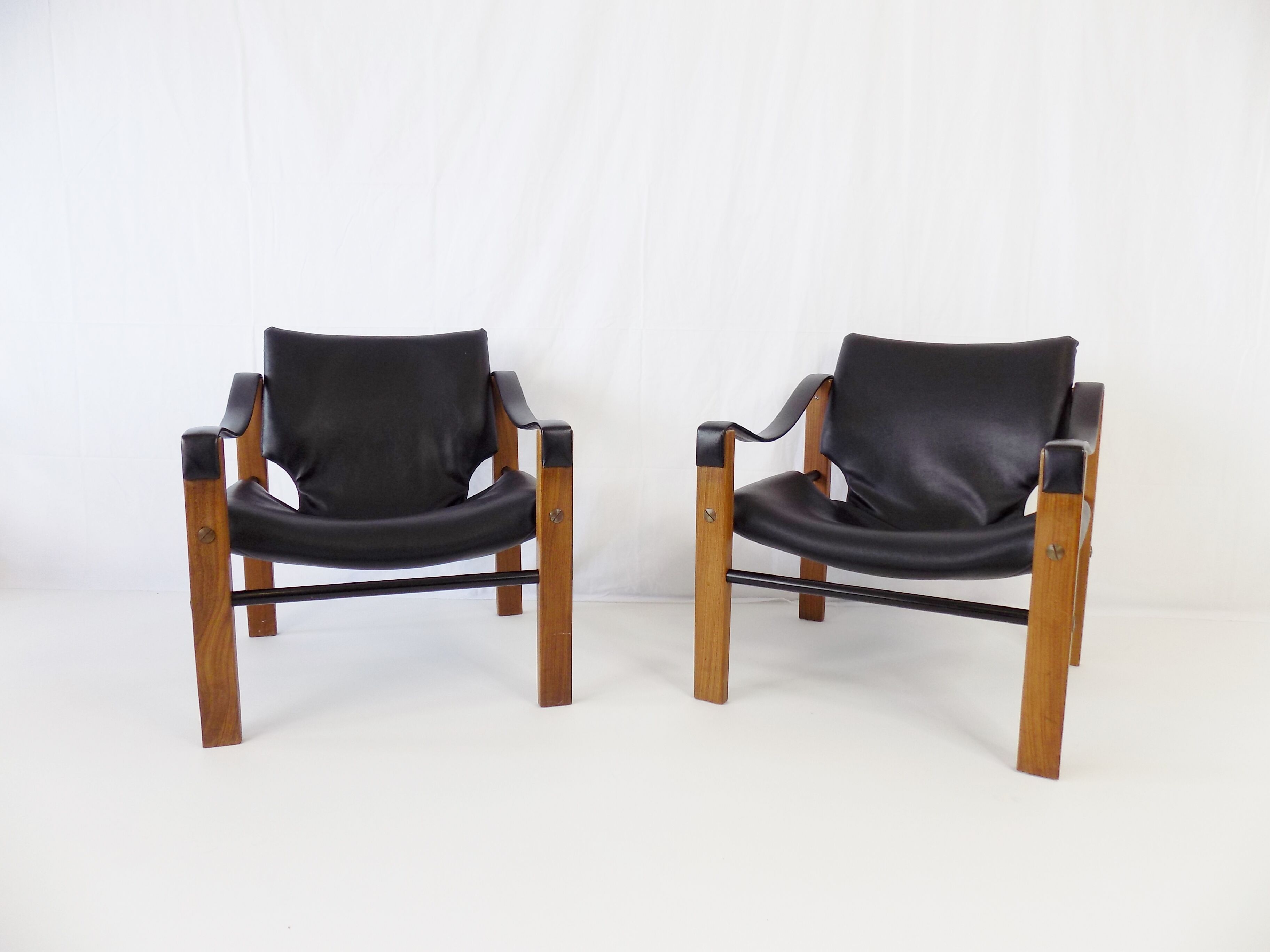 Arkana Set of 2 Safari Chairs by Maurice Burke