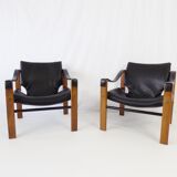 Arkana Set of 2 Safari Chairs by Maurice Burke