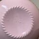 Pink Ceramic Ball Lamp - Hemp Shade - Vintage - 1980s