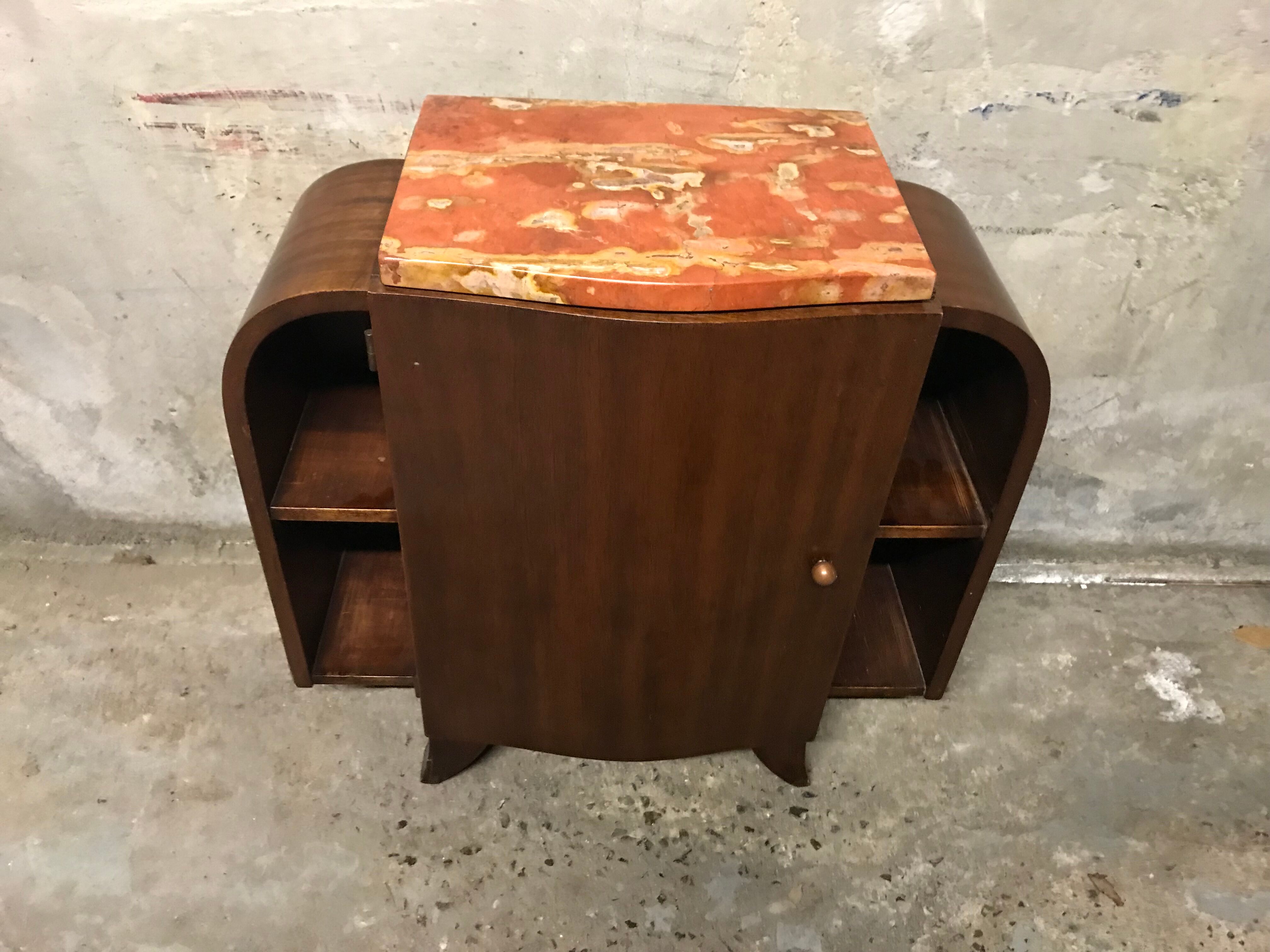 Art deco bedside table
