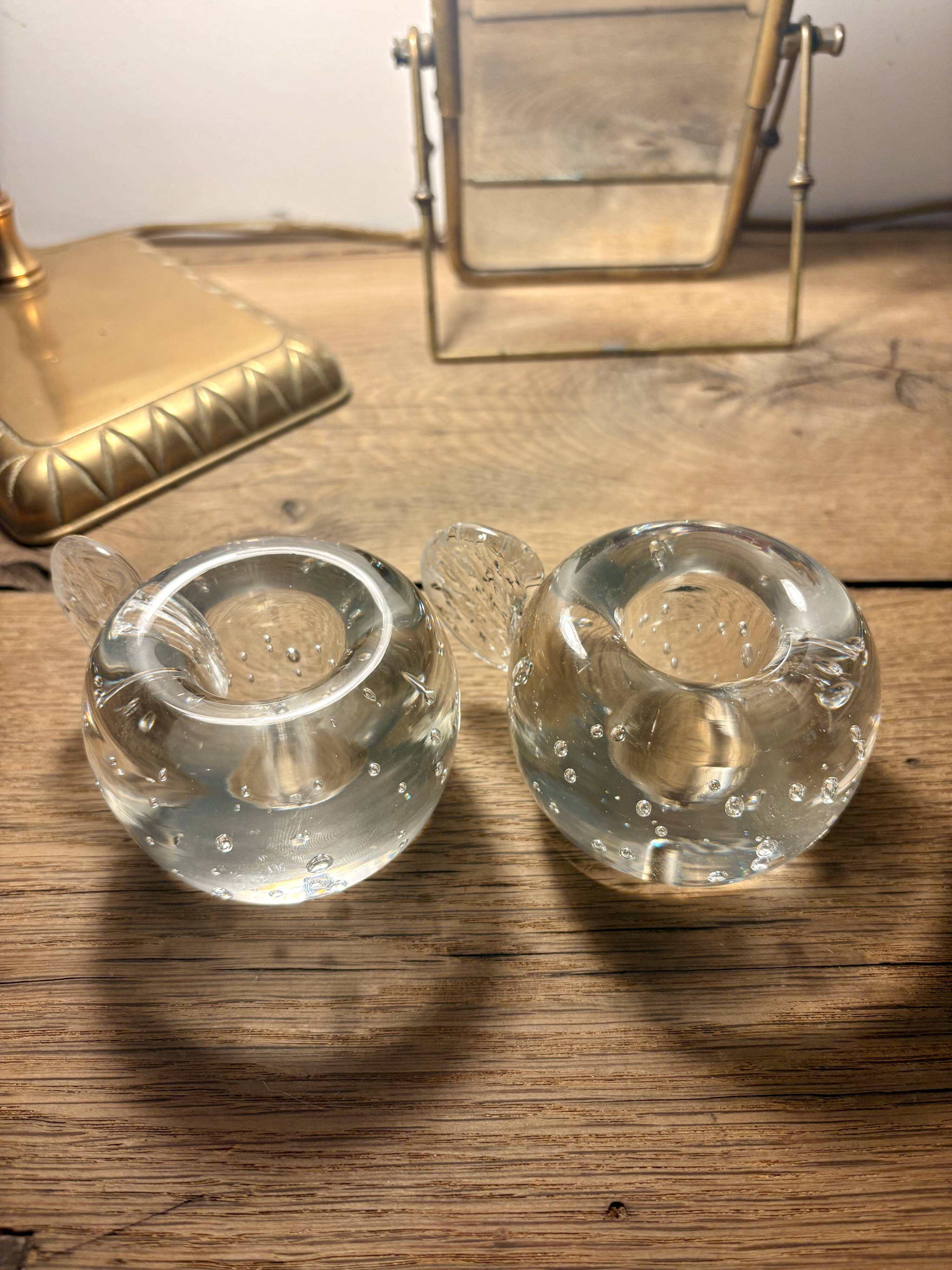 Pair of candlesticks signed Schneider – bullicante
