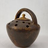Vase Pique Fleurs / ancienne chaufferette Vallauris