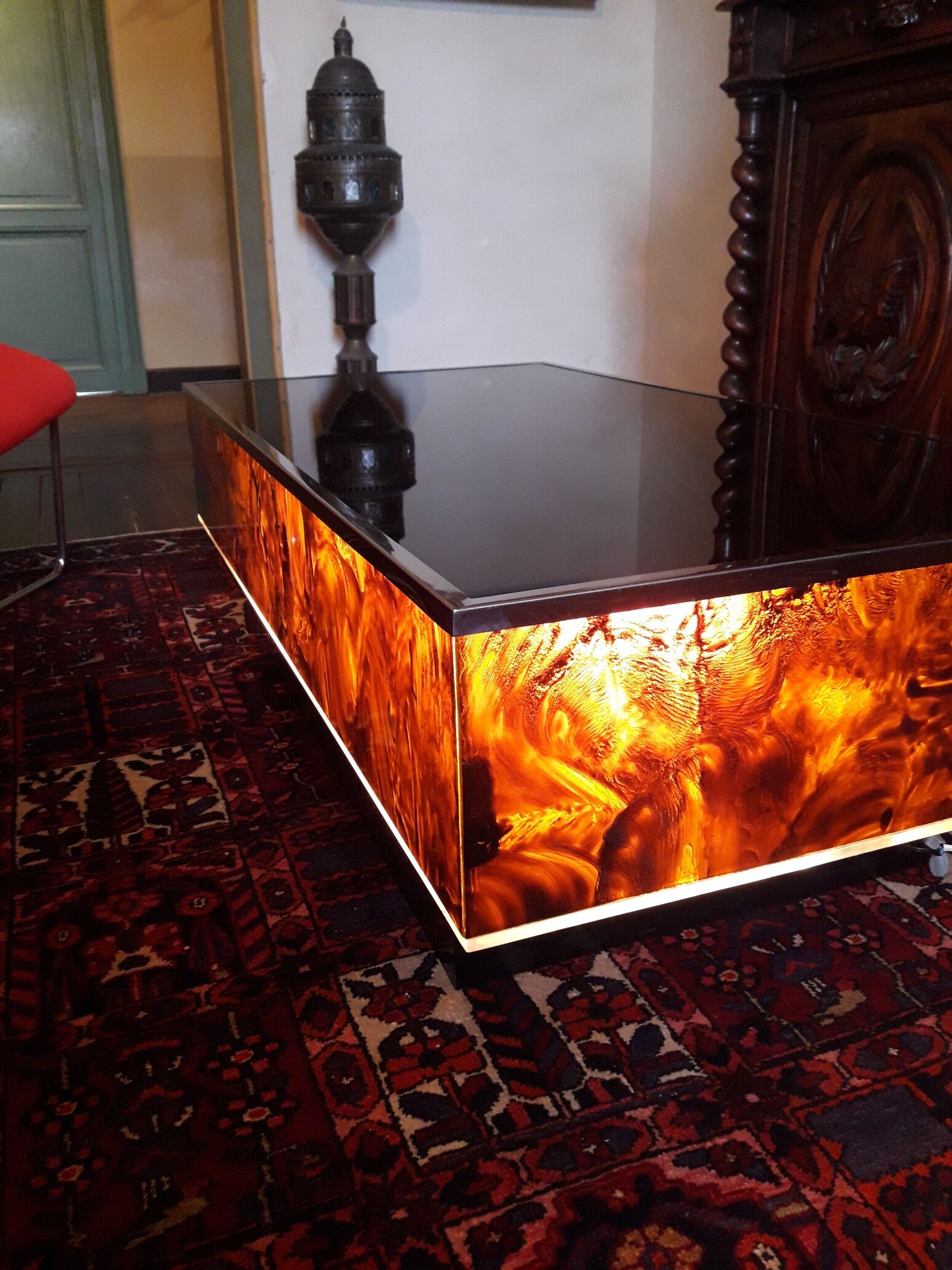 Large light low table 70s