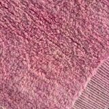 Tapis rose fait main traditionnelle 250cmx150cm