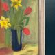 Original Swedish Oil On Panel – “Spring Bouquet” By K Lundquist – Vintage & Framed