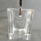 Crystal ice bucket from Sèvres, signed, vintage French design, ice bucket.