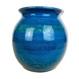 Ceramic vase Rimini Blue Aldo Londi for Bitossi