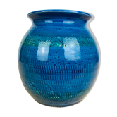 Ceramic vase Rimini Blue Aldo Londi for Bitossi