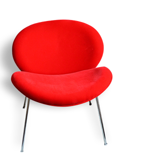 Fauteuil rouge style Slice chair
