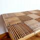 Split bamboo coffee table, 1960s