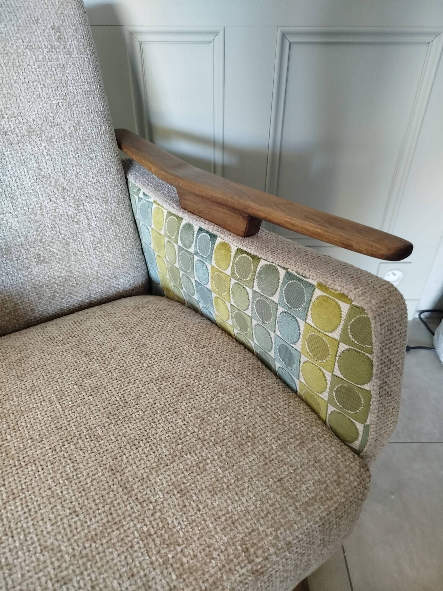 Restored Mid-Century Modern Scandinavian armchair