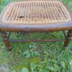 Repose-pied tabouret cannage