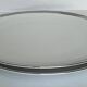 Set of 2 round white porcelain dishes