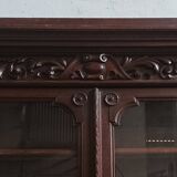 Large Louis XIII bookcase in solid oak