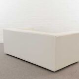Throw Away sofa by Willie Landels for Zanotta 1965 in white vinyl