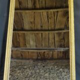 Gilded stucco mirror with gold leaf, H 152 cm