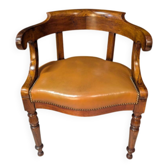 Walnut office chair, Restoration period
