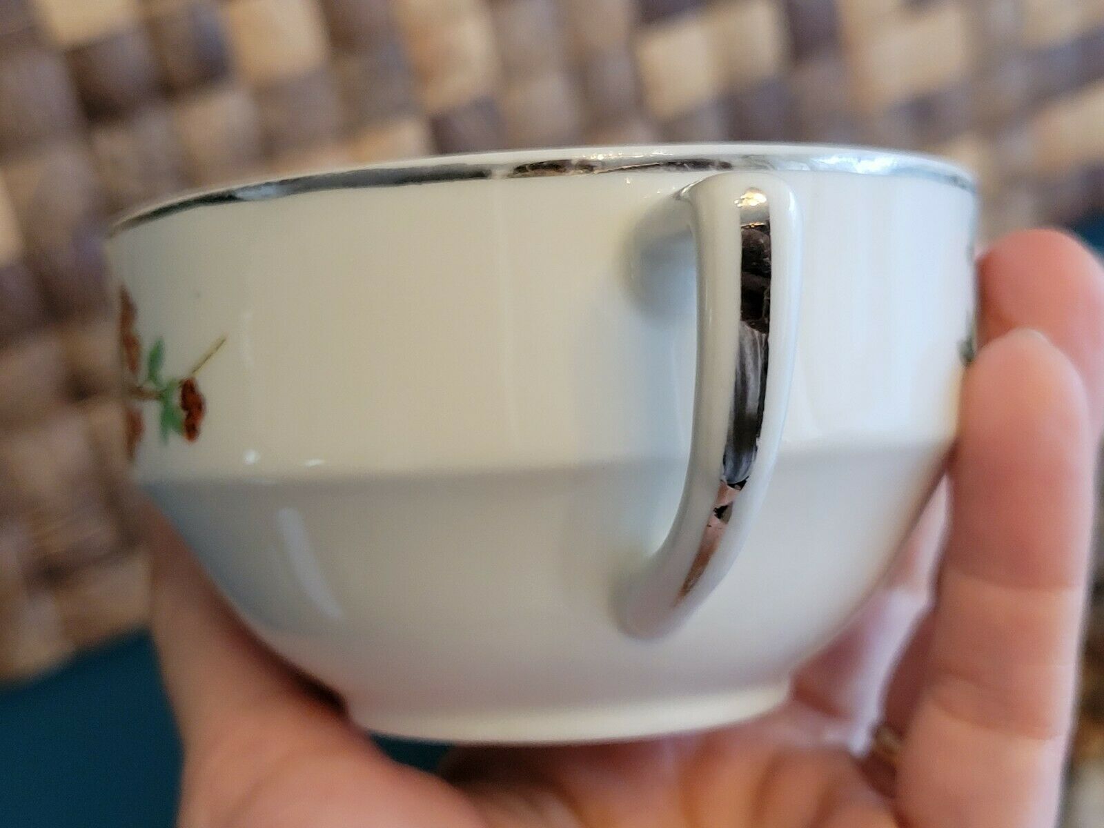 6 old coffee cups tea Raynaud R&C Cie company Limoges France