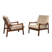 Teak Lounge Chairs by Tove & Edvard Kindt Larsen for Gustav Bahus, Set of 2