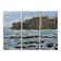 Triptych A Small Corner of Saint-Tropez 70 X 90 Painting of the Ponche Beach