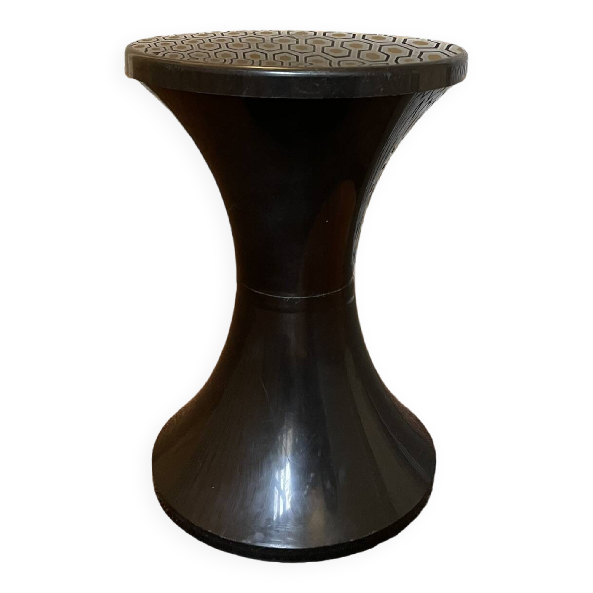 Tam Tam Stamp black stool 70'