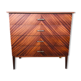 Vintage dresser with 4 drawers 60s /70