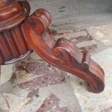 Table guéridon violoné acajou epoque xix°