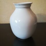 Michel Berodot, enamelled porcelain vase, signed, circa 1980