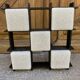 Scandinavian Wall/Ceiling Lamp Blackened Wood And Perpex 1960