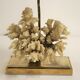 Brass coral table lamp, 1970s
