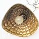 Holophane pendant lamp in mercurized glass from the 30s