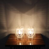 Paire de lampes de table en plastique, années 1960
