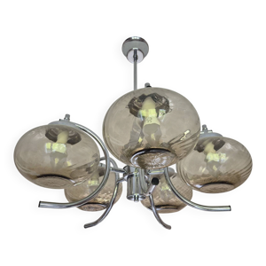 lustre chromé 1970