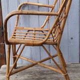 Rattan armchair