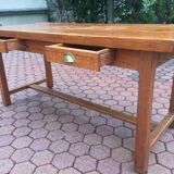 Table de ferme en chêne - années 50