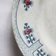 Polychrome ironstone oval dish from Creil & Montereau, "Toledo" model